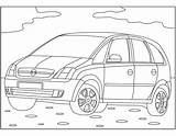 Opel sketch template