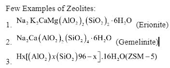 chemical composition  structure  zeolites