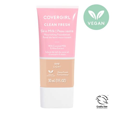 covergirl clean fresh skin milk clean vegan formula light  fl oz