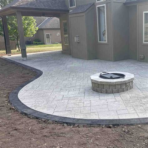 stamped concrete patio considerations    expect