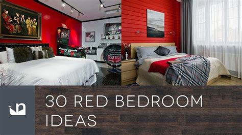 30 red bedroom ideas youtube
