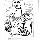 Mona Lisa Coloring Monalisa Colorings Renaissance Beautiful Getcolorings Printable Print Getdrawings sketch template