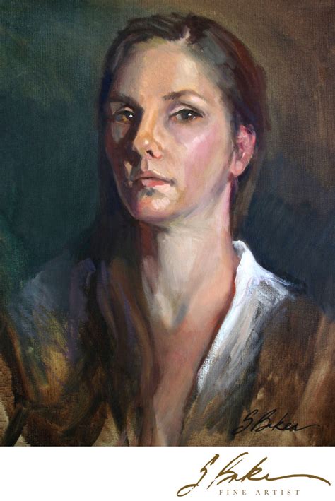 Self Portrait Suzie Baker Fine Artist