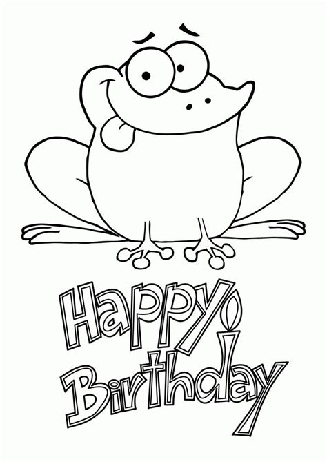 custom birthday coloring pages froggi eomel