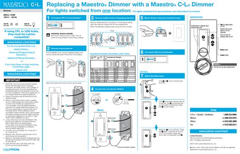 lutron maestro dimmer switch wiring diagram wiring diagram  schematic role