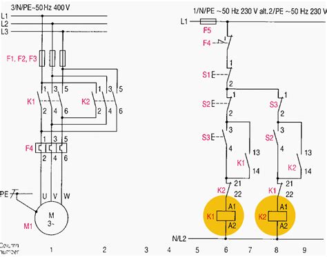 schemic diagram  wiring  contactor  diagram board