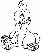 Thumper Bambi Colouring Disneyclips Pixy sketch template
