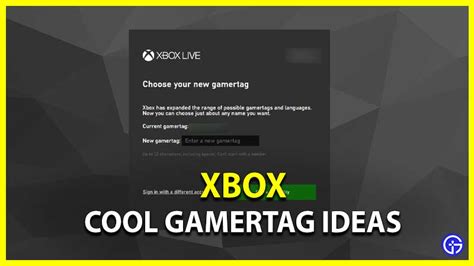 xbox gamertag ideas  unique cool names