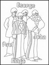 Beatles Ausmalbilder Kleurplaat Ausdrucken Submarine Abba Colorir Desenhos Printen Ligne Kleurplaten Dessins Websincloud Thebeatles Faciles sketch template