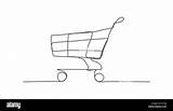 Shopping Line Spesa Mayzinn Vectorstock Securely sketch template