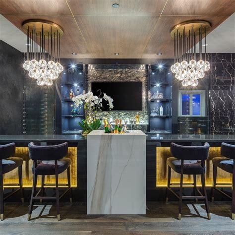 luxury home bars  real life images   designed