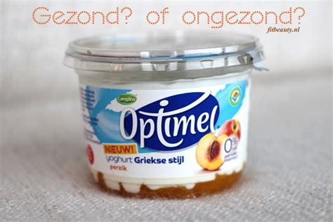optimel yoghurt griekse stijl gezond  ongezond fitbeauty
