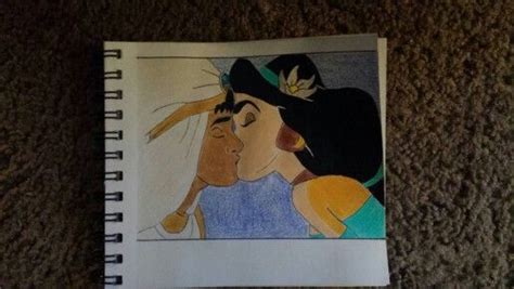 Aladdin And Jasmine Aladdin And Jasmine Drawings Book Cover