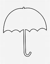 Umbrella Regenschirm Schirm Basteln Schablonen Regenschirme sketch template