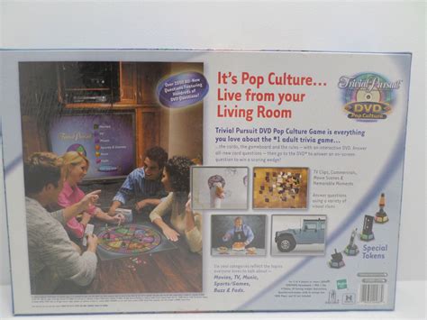 Trivial Pursuit Dvd Pop Culture Board Game 2003 New In Box