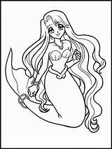 Pitch Pichi Colorear Sirena Mermaid sketch template