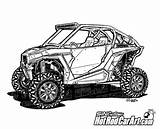 Utv Rzr Polaris Coloring Clip Pages Cars Drawing Drawings Xp1000 Car Razor Hot Cool Rod Truck Line sketch template