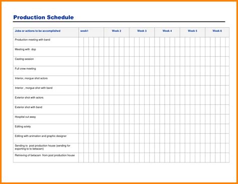 job interview schedule template cards design templates