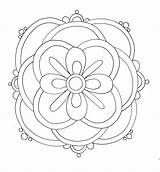 Rangoli Pages Diwali Coloured Bestcoloringpagesforkids sketch template