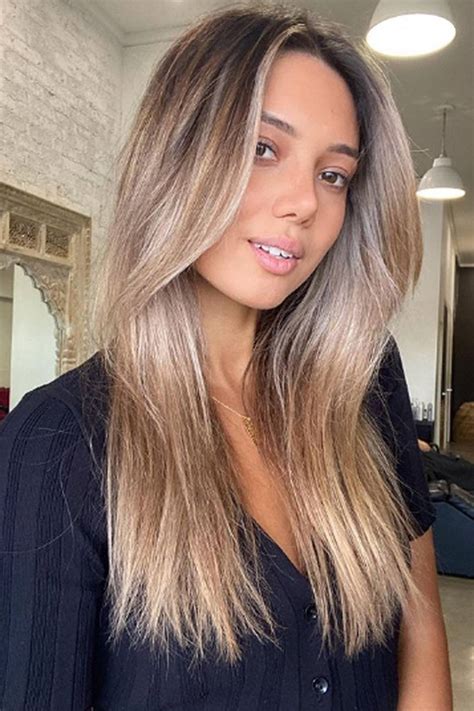 straight hair balayage all the inspo you need glamour uk