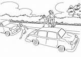Safety Drawing Road Coloring Pages Getdrawings Drawings Paintingvalley sketch template