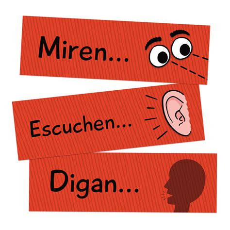 Classroom Commands Spanish Signs Signs And Banners Teacher