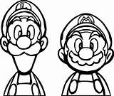 Mario Luigi Drawing Coloring Pages Drawings Paintingvalley sketch template