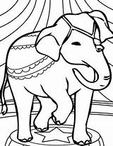 Elephant Kids Circus Coloring Pages Drawing Cliparts Clipart Drawings Animal Clipartmag Printable Library Books sketch template