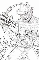 Freddy Coloring Krueger Pages Jason Drawing Halloween Color Colouring Horror Hand Adult Google Vs Printable Voorhees Zoeken Drawings Sheets Scary sketch template