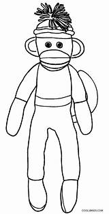 Coloring Pages Monkey Sock Printable Color Kids Getcolorings sketch template