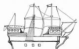Mayflower Coloring Pages Library Clipart Line Bubakids sketch template