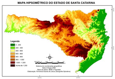 Geografia De Santa Catarina Características Gerais Relevo