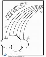 Rainbow Coloring Kids Pages Popular sketch template