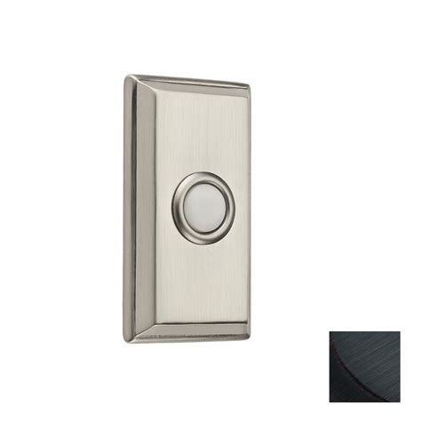 baldwin venetian bronze doorbell button  lowescom