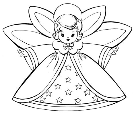 angel coloring page image ver  fazer
