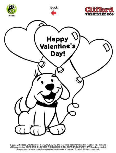 clifford puppy days coloring pages  getdrawings