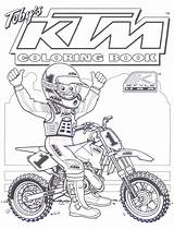 Dirt Coloring Bike Pages Ktm Colouring Birthday Motocross Sheets Party Bikes Printable Kids Fox Motorcycle Parties Moto Print Four Room sketch template