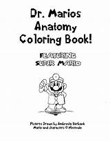 Coloring Anatomy Book Mario Cover Deviantart Doctor Pages sketch template
