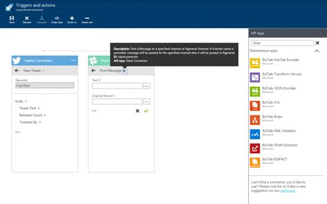 search  logic apps connectors   run blade details azure