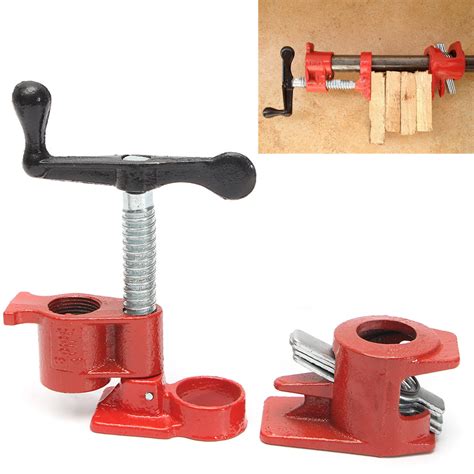 raitool   woodworking clamp wood gluing pipe clamp set woodworking cast structure