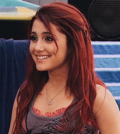 ariana grande 2010 ariana grande red hair cat valentine victorious