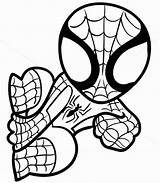 Novocom Spiderman sketch template