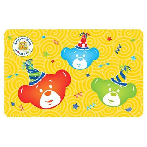 build  bear gift card    email delivery build