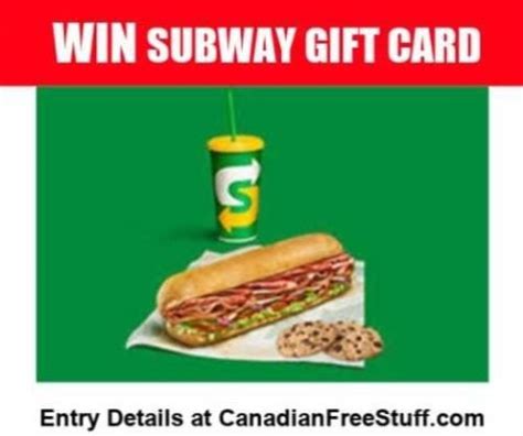 subway contest win   gift card  signed soccer ball
