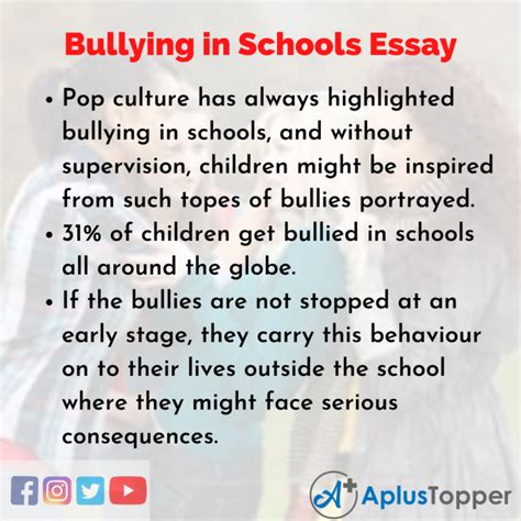 bullying  schools essay essay  bullying  schools  students