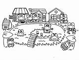 Keroppi Kero Kitty Kidsplaycolor Sanrio sketch template
