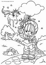 Coloring Pages Rainbow Brite Bright 999 Color Kids Cartoon Fantastic Printable Colouring Sheets Character Print Adult Book Memories Childhood Characters sketch template