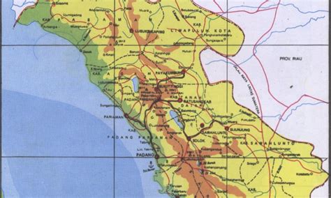 peta kota peta provinsi sumatera barat