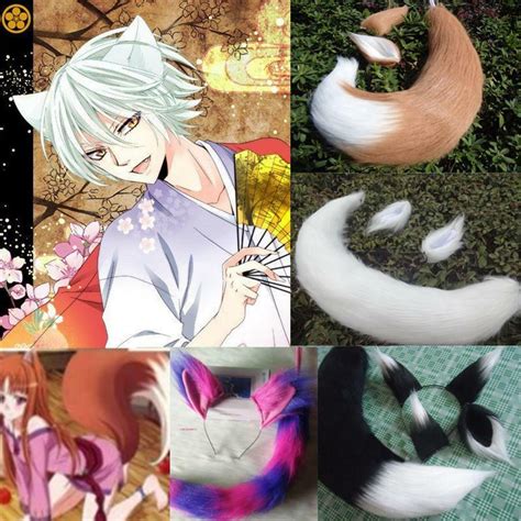 Anime Spice And Wolf Holo Kamisama Kiss Fox Cat Plush Tail