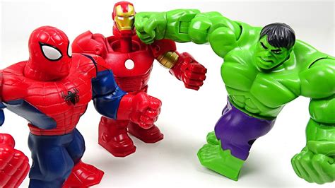 Marvel Battle Masters Fight Hulk Vs Spider Man Vs Iron